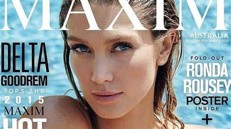 delta goodrem hot|Delta Goodrem poses topless as she is named the hottest。